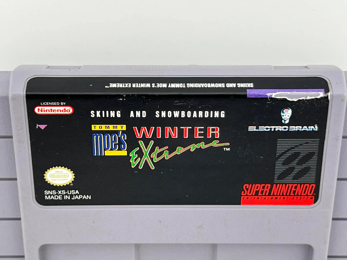 TOMMY MOE'S WINTER EXTREME: SKIING & SNOWBOARDING SUPER NINTENDO SNES
