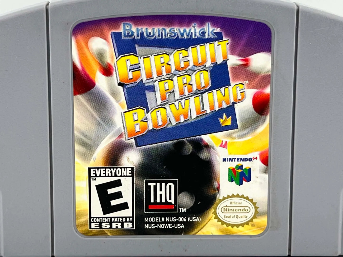 BRUNSWICK CIRCUIT PRO BOWLING NINTENDO 64 N64