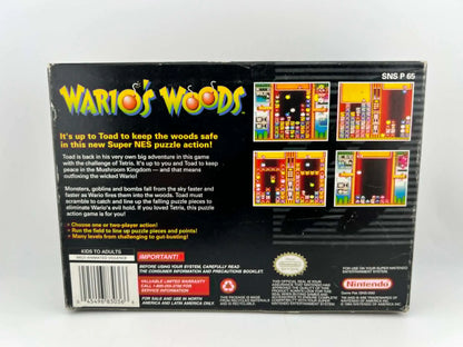 WARIO'S WOODS EN BOITE SUPER NINTENDO SNES