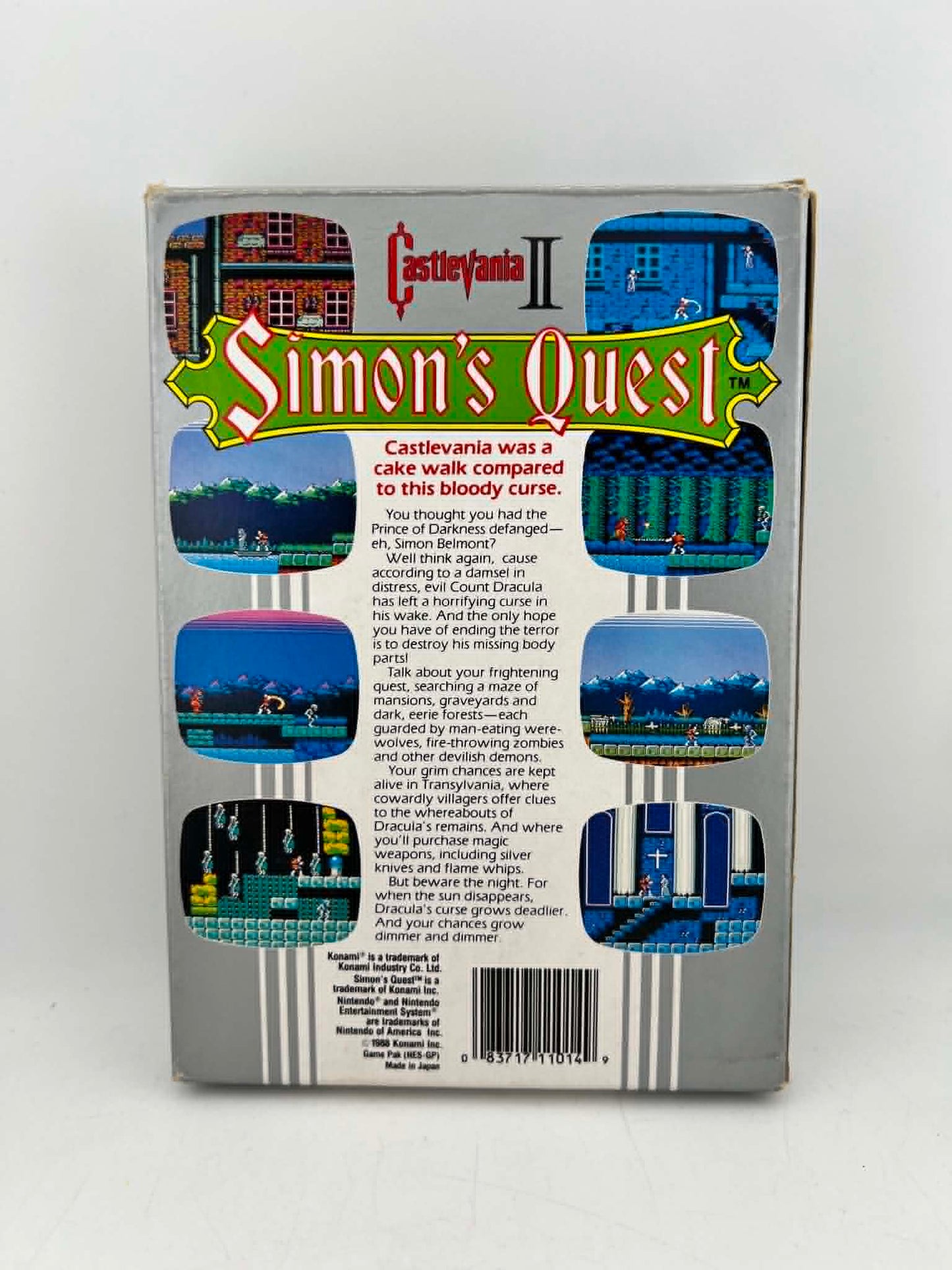 CASTLEVANIA II 2 SIMON'S QUEST EN BOITE NINTENDO NES