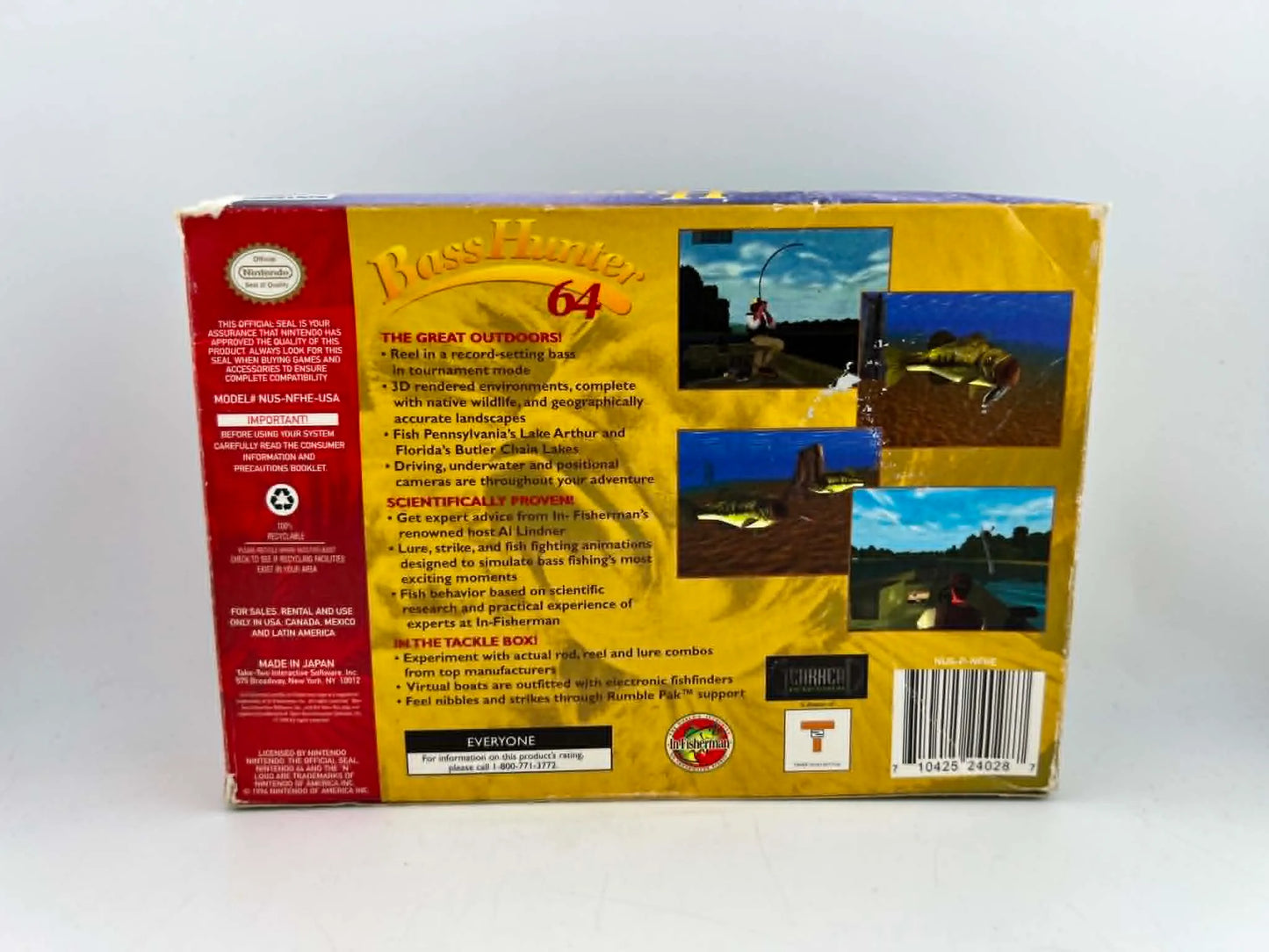Bass Hunter 64 Nintendo 64 N64