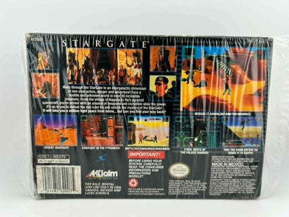 STARGATE en boite SUPER NINTENDO SNES