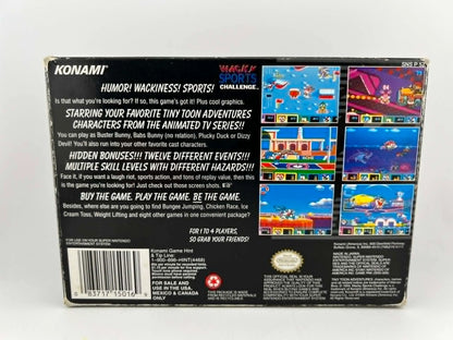 TINY TOON ADVENTURES WACKY SPORTS CHALLENGE en boite SUPER NINTENDO SNES