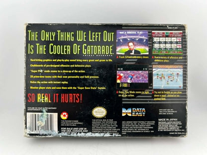ABC MONDAY NIGHT FOOTBALL EN BOITE SUPER NINTENDO SNES