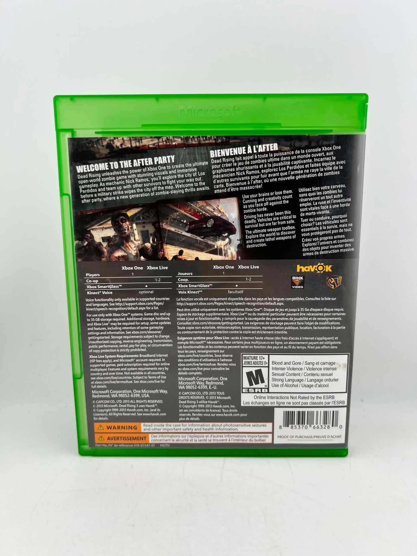 Dead Rising 3 Xbox One XONE