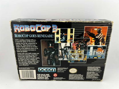 ROBOCOP 3 en boite SUPER NINTENDO SNES