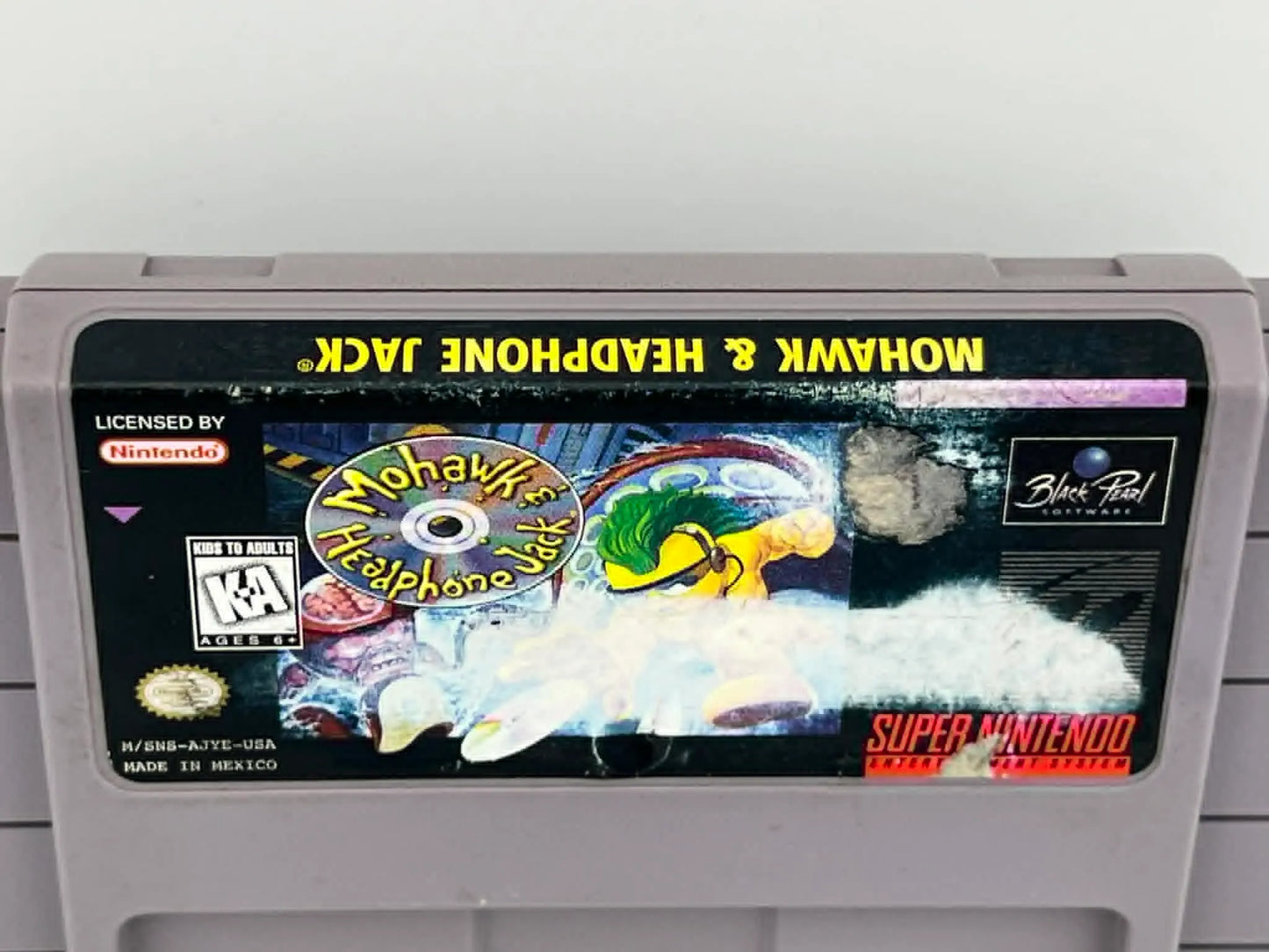 Mohawk And Headphone Jack Super Nintendo Snes