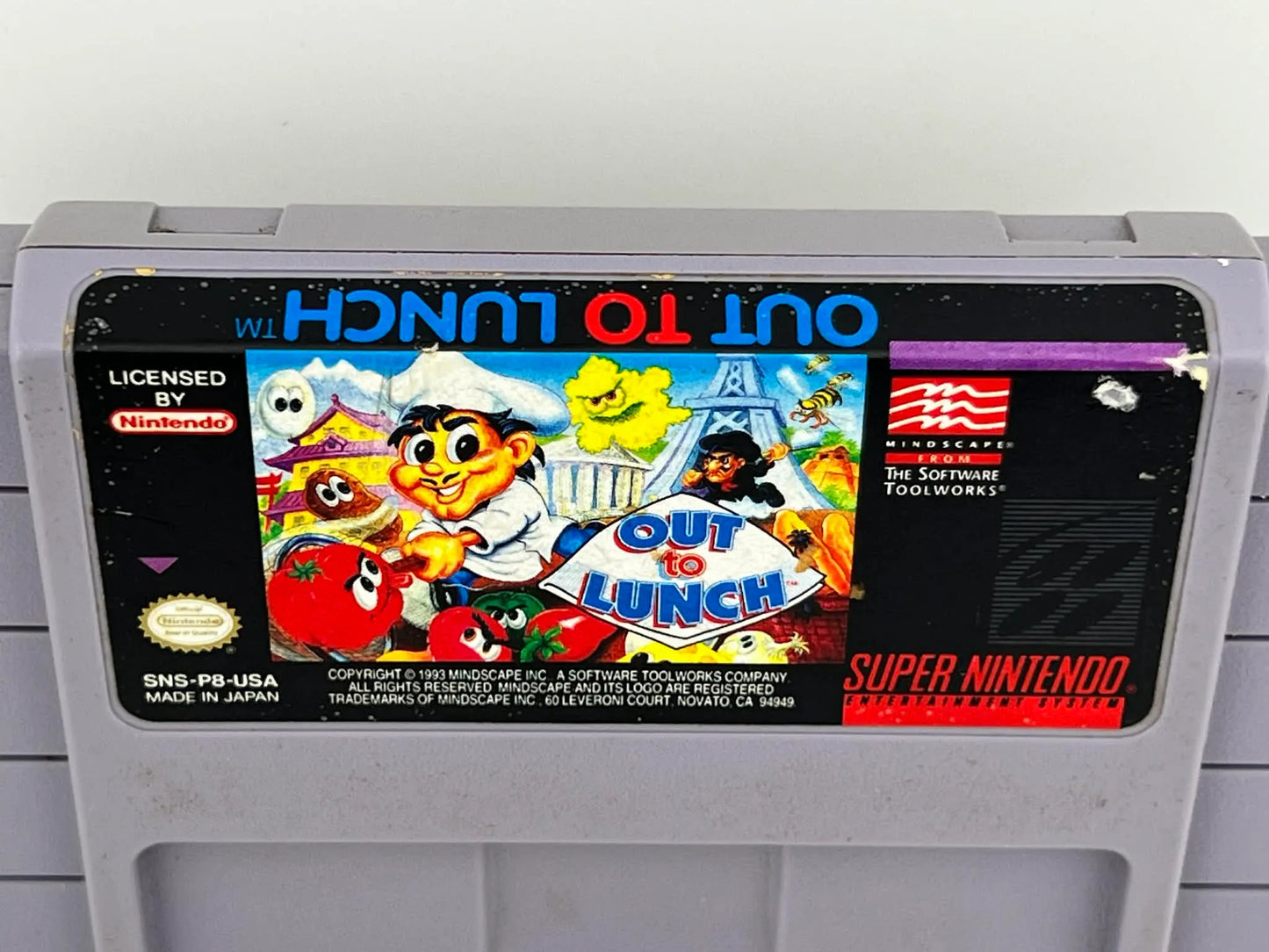 OUT TO LUNCH SUPER NINTENDO SNES
