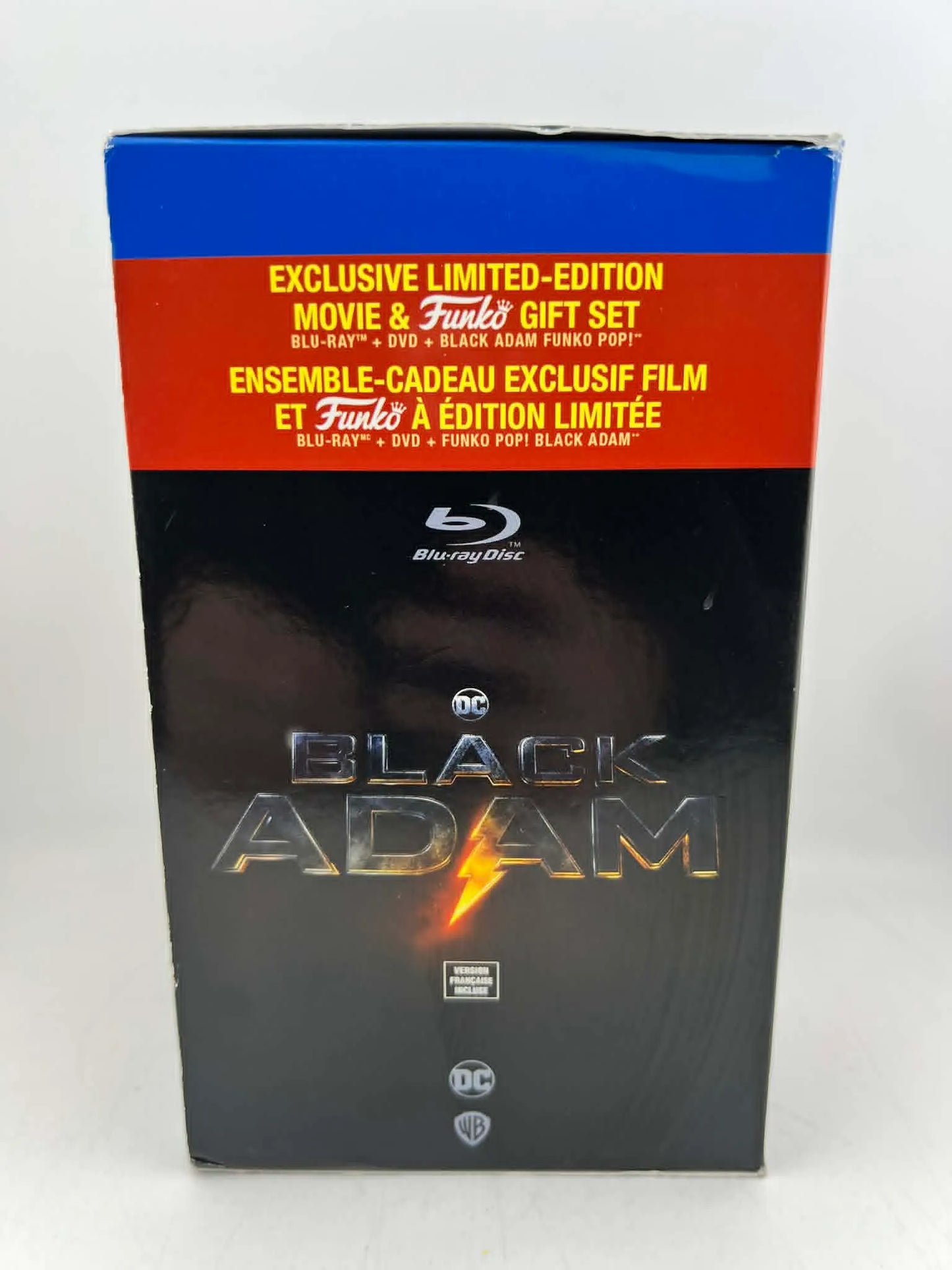 Funko Pop! Black Adam Blu Ray + Dvd