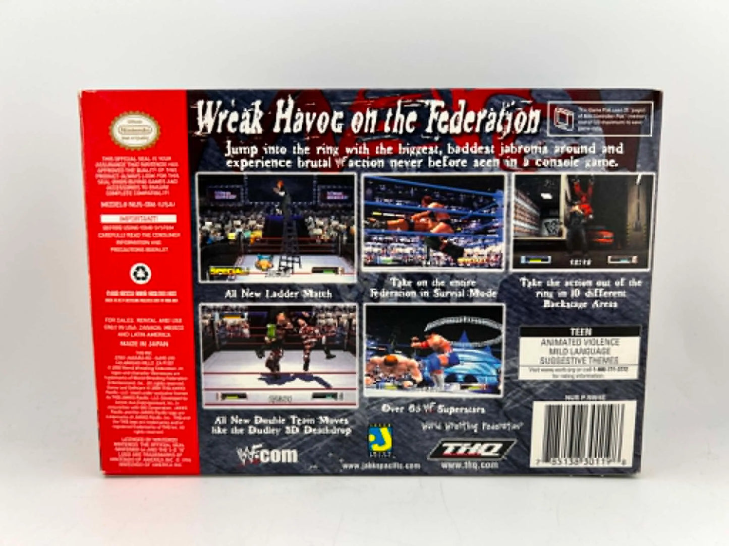 WWF NO MERCY EN BOITE NINTENDO 64 N64