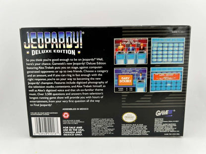 JEOPARDY DELUXE EDITION SUPER NINTENDO SNES En Boite