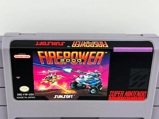 FIREPOWER 2000 SUPER NINTENDO SNES