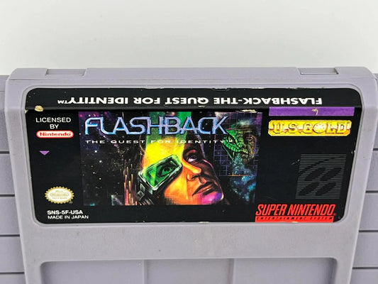 Flashback The Quest for Identity Super Nintendo SNES