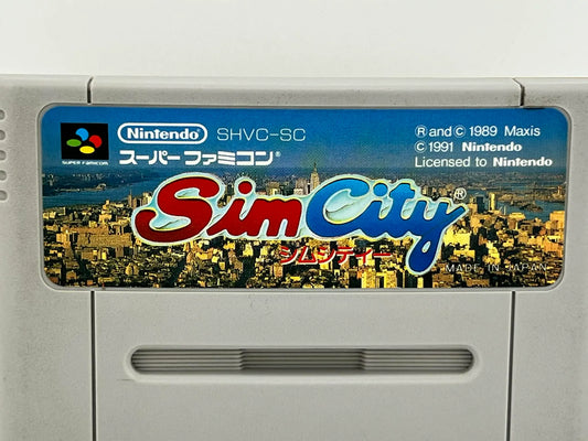 SIMCITY SUPER FAMICOM SHVC-SC Jap Import JSNES