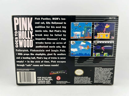 PINK PANTHER GOES TO HOLLYWOOD EN BOITE SUPER NINTENDO SNES