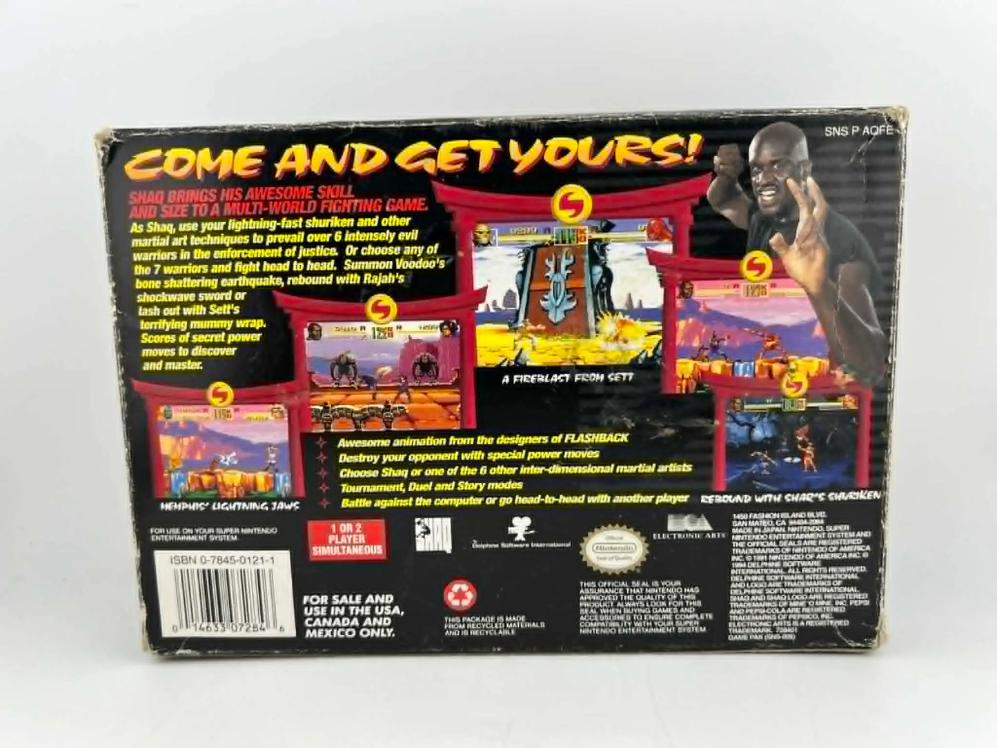 Shaq Fu Super Nintendo Snes