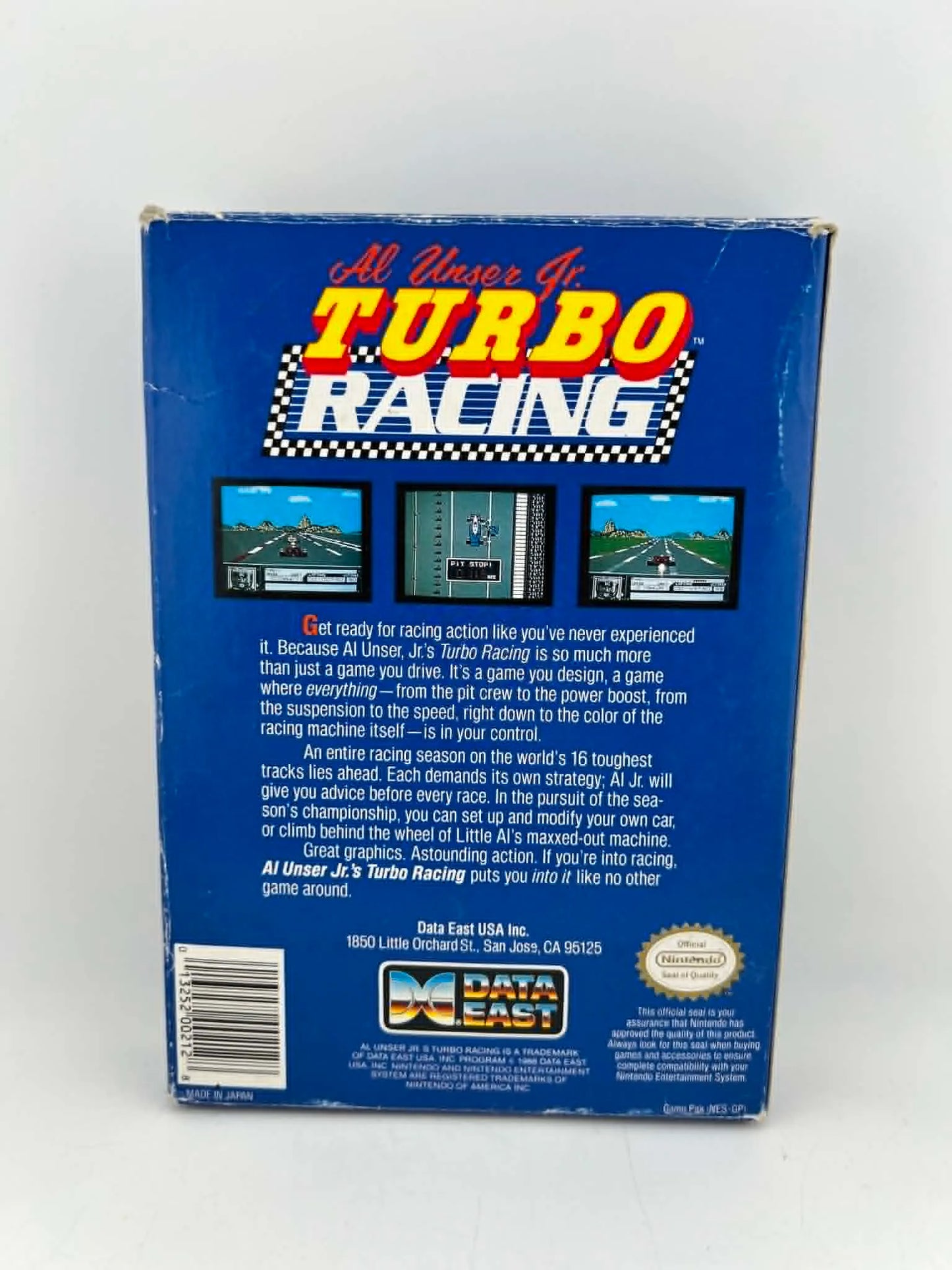 Al Unser Jr. Turbo Racing En Boite Nintendo NES