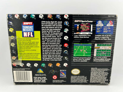 ESPN SUNDAY NIGHT NFL EN BOITE (SUPER NINTENDO SNES)