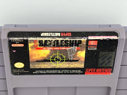 SUPER BATTLESHIP SUPER NINTENDO SNES