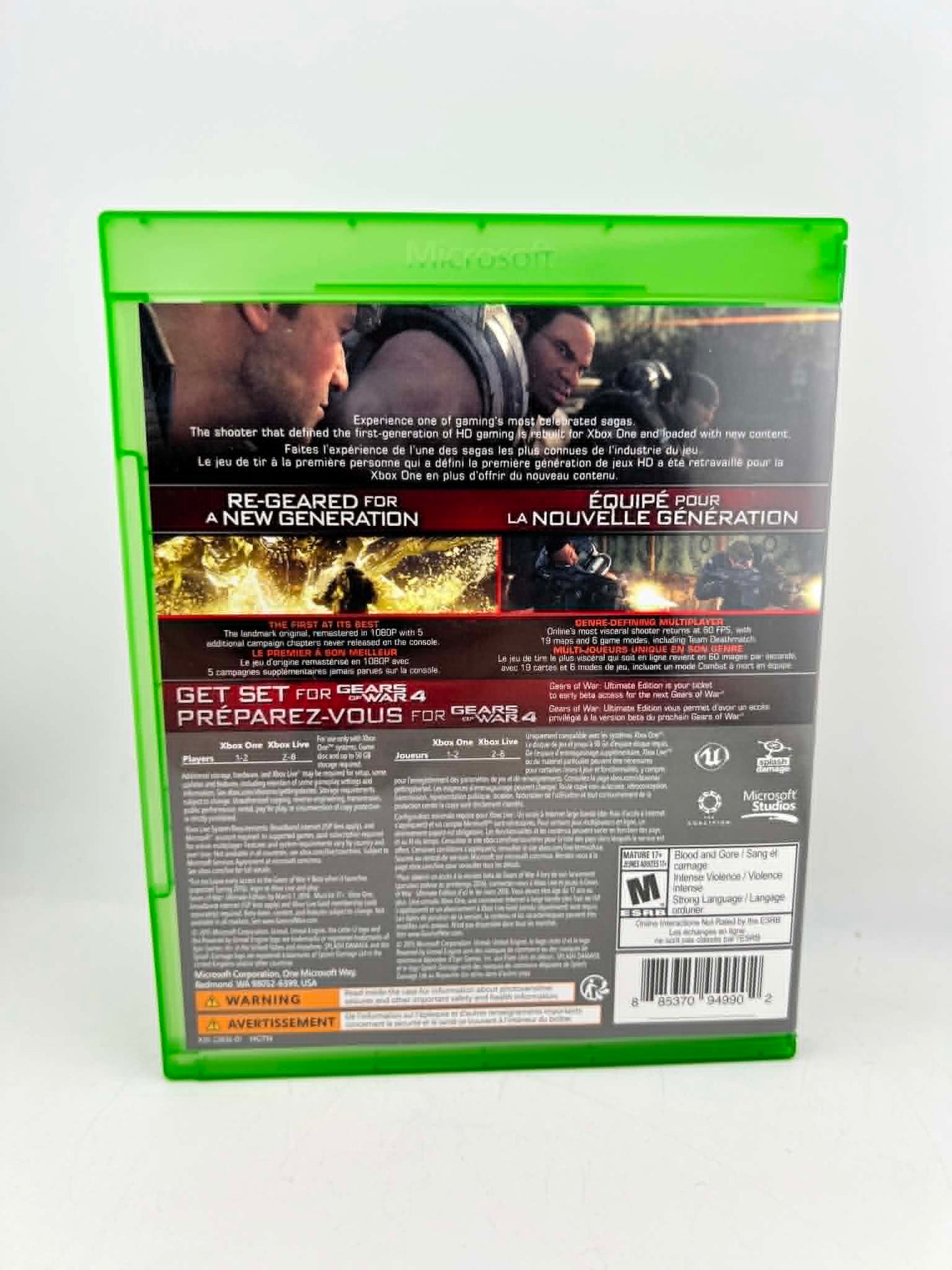 Gears of War Ultimate Edition Xbox One Xone