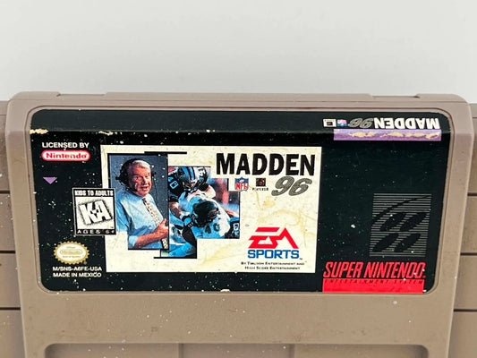MADDEN NFL 96 SUPER NINTENDO SNES
