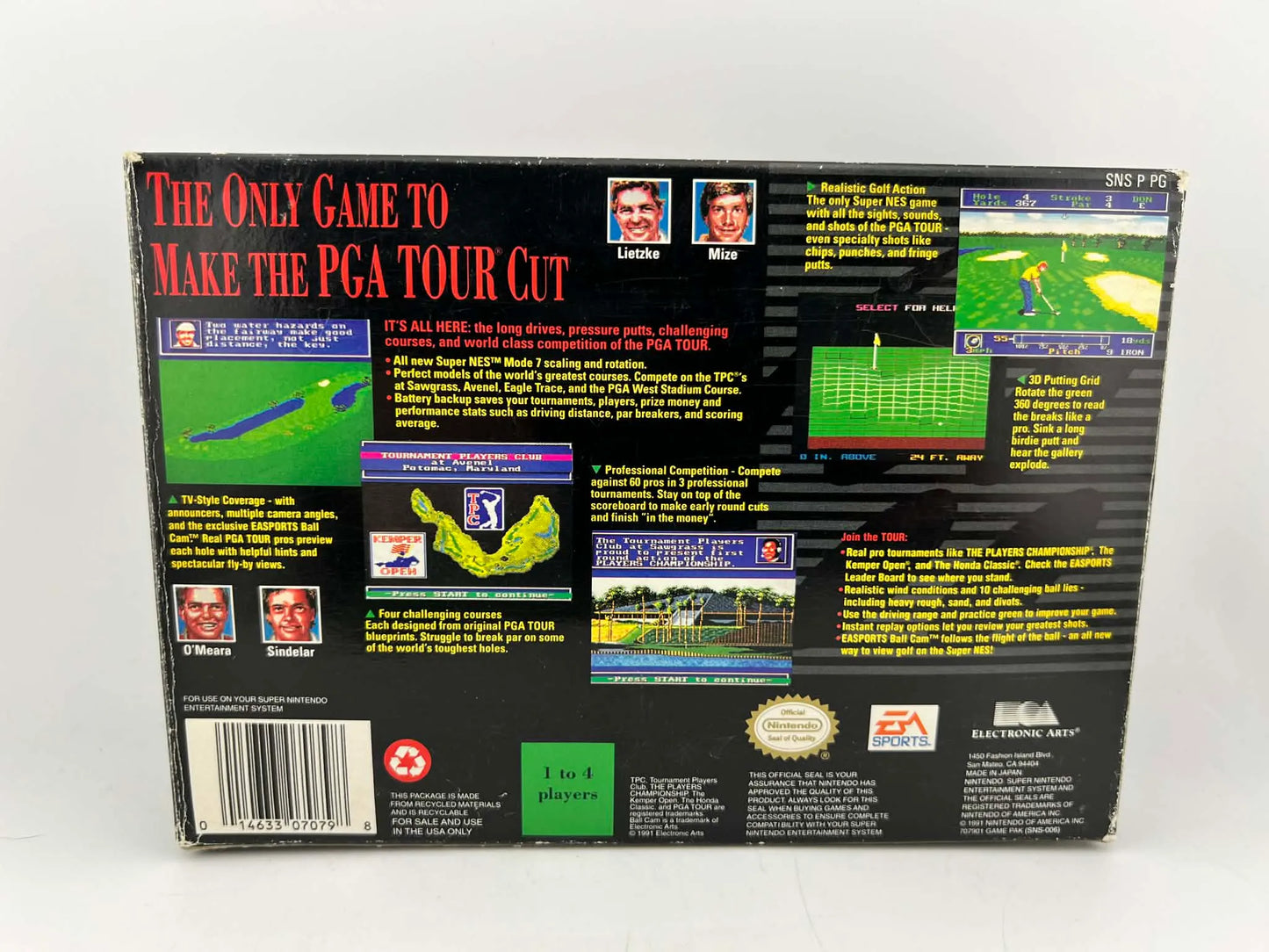 PGA TOUR GOLF EN BOITE SUPER NINTENDO SNES