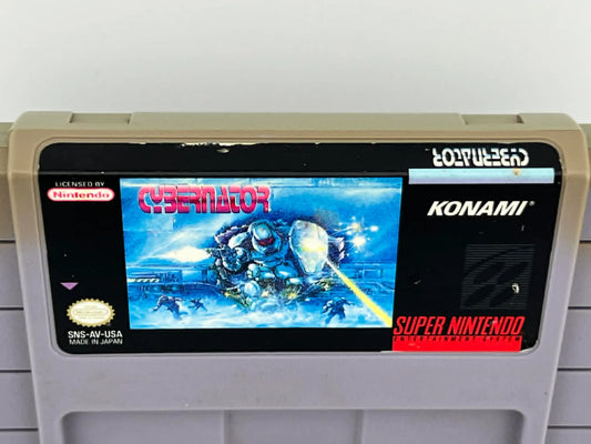 CYBERNATOR SUPER NINTENDO SNES