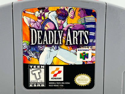 Deadly Arts Nintendo 64 N64