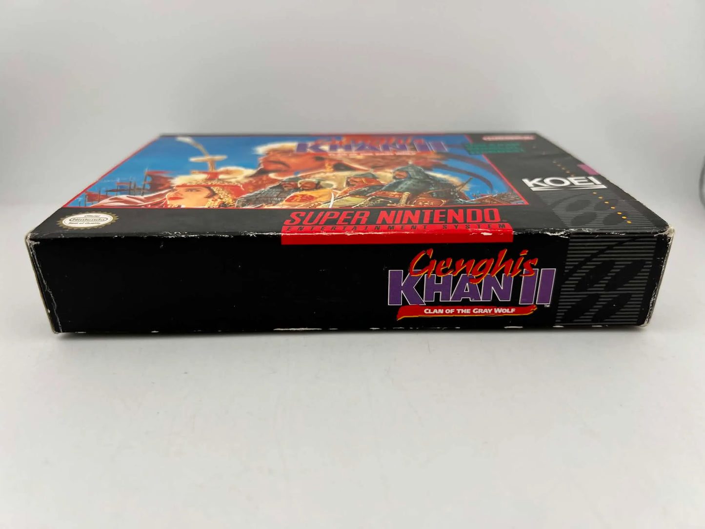 GENGHIS KHAN II 2 : CLAN OF THE GRAY WOLF EN BOITE SUPER NINTENDO SNES