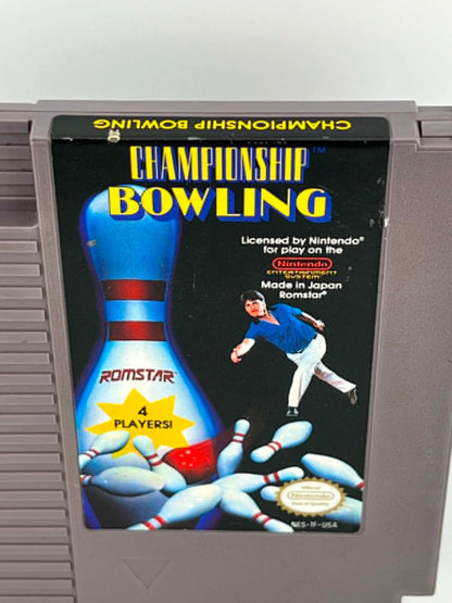 Championship Bowling Nintendo Nes