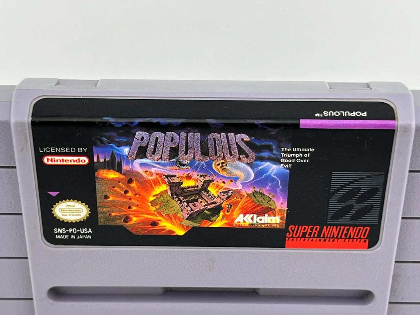 Populous Super Nintendo Snes