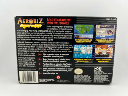 AEROBIZ SUPERSONIC SUPER NINTENDO SNES En Boite