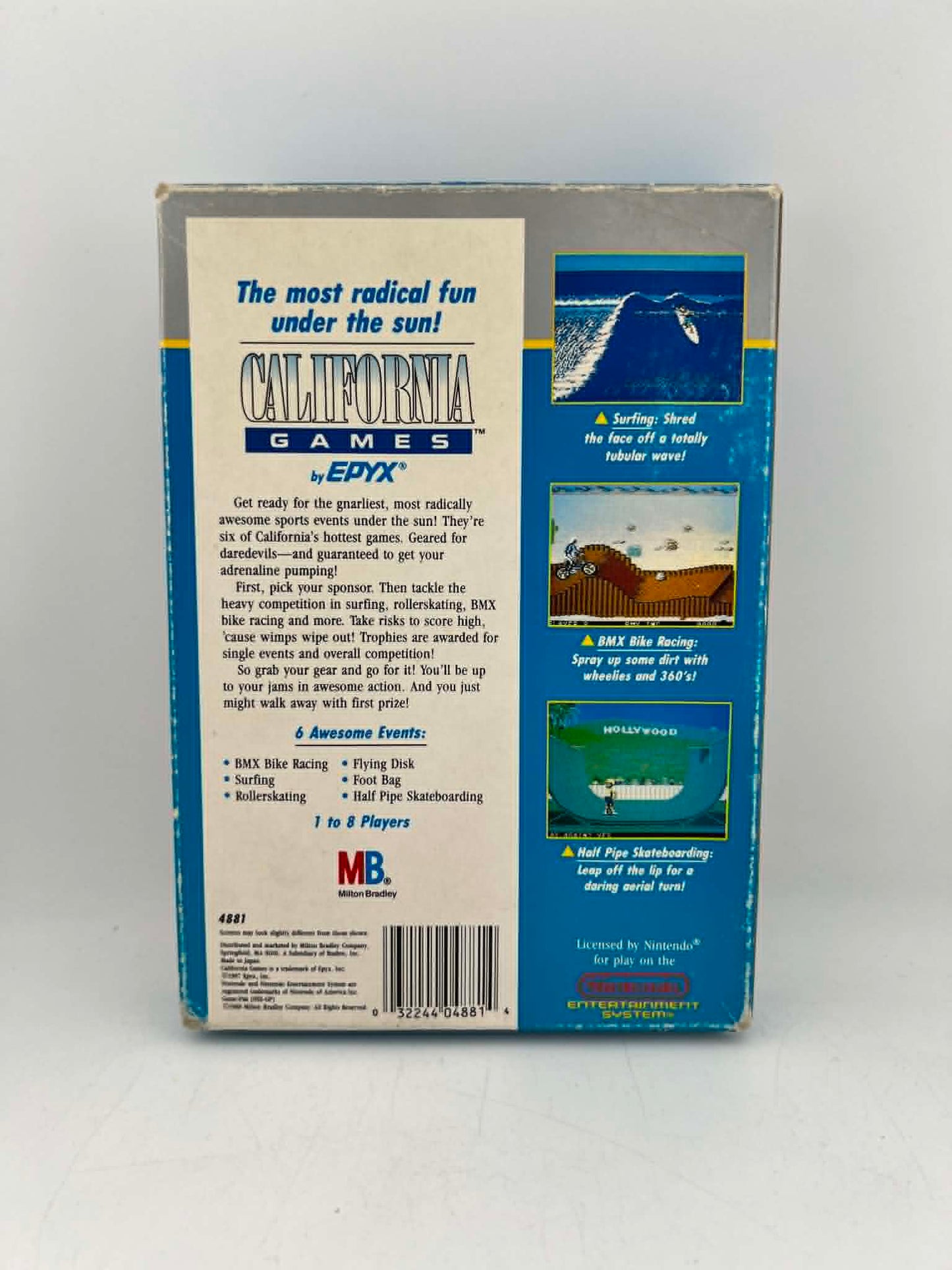 CALIFORNIA GAMES EN BOITE NINTENDO NES