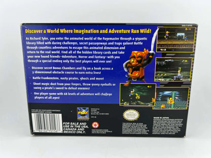 THE PAGEMASTER en boite SUPER NINTENDO SNES