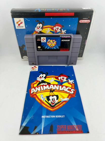 ANIMANIACS en boite SUPER NINTENDO SNES