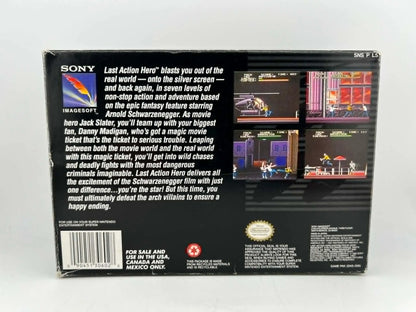 LAST ACTION HERO EN BOITE SUPER NINTENDO SNES