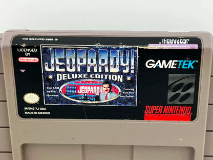 JEOPARDY DELUXE EDITION SUPER NINTENDO SNES