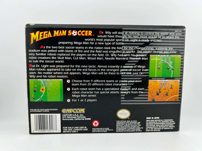 MEGA MAN SOCCER en boite SUPER NINTENDO SNES