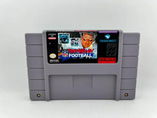 Troy Aikman NFL Football Super Nintendo SNES