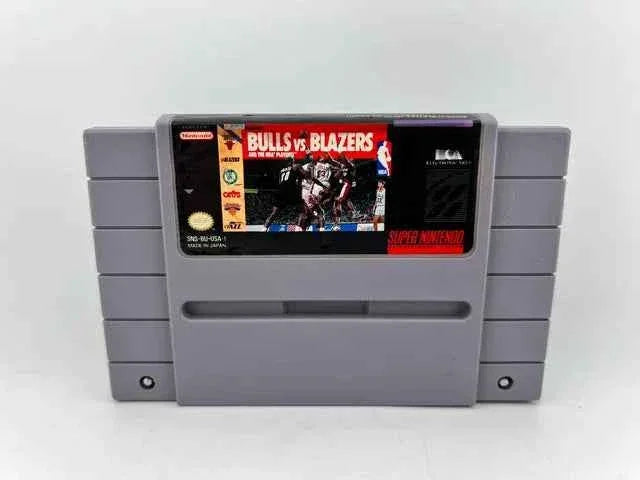 Bulls Vs Blazers and the NBA Playoffs Super Nintendo Snes