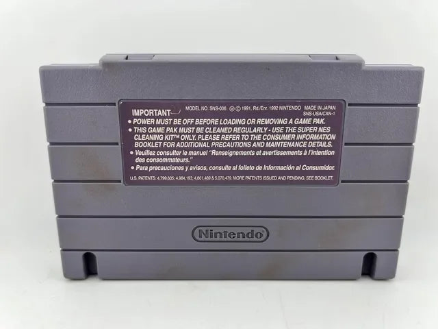 Bill Walsh College Football Super Nintendo Snes