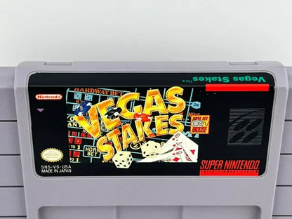 Vegas Stakes Super Nintendo SNES