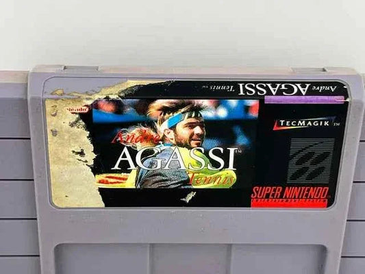 Andre Agassi Tennis Super Nintendo Snes