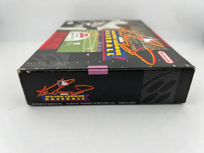 Ken Griffey Jr Present Major League Baseball Super Nintendo Snes