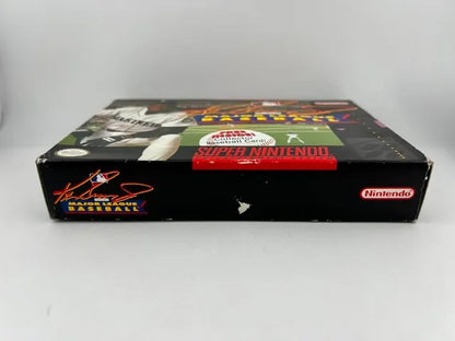 Ken Griffey Jr Present Major League Baseball Super Nintendo Snes