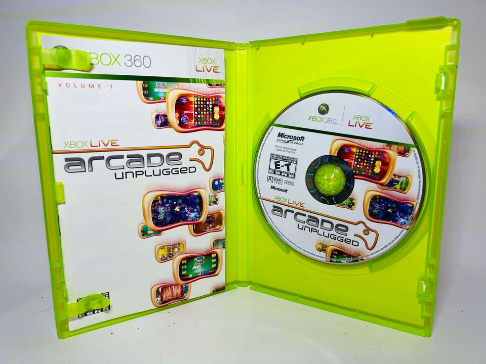 XBOX LIVE ARCADE UNPLUGGED VOLUME 1 XBOX 360 X360 - jeux video game-x