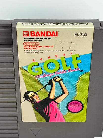 Bandai Golf Challenge At Pebble Beach Nintendo Nes