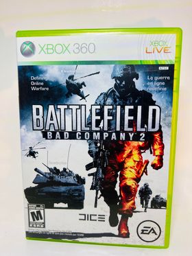 BATTLEFIELD BAD COMPANY 2 XBOX 360 X360 - jeux video game-x