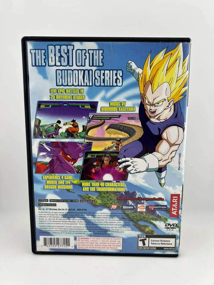 Dragon Ball Z Infinite World Playstation 2 PS2