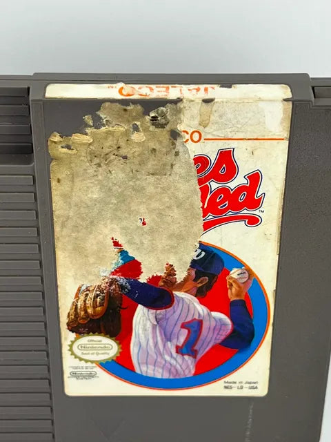 Bases Loaded Jaleco Orange Nintendo Nes